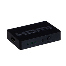 cheap 3x1 ports HDMI Switch plastic Hausing mini black and white 3 in 1 out with remote support 3D full HD 1080p